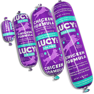 Lucy Pet Chicken Formula Dog Food Roll