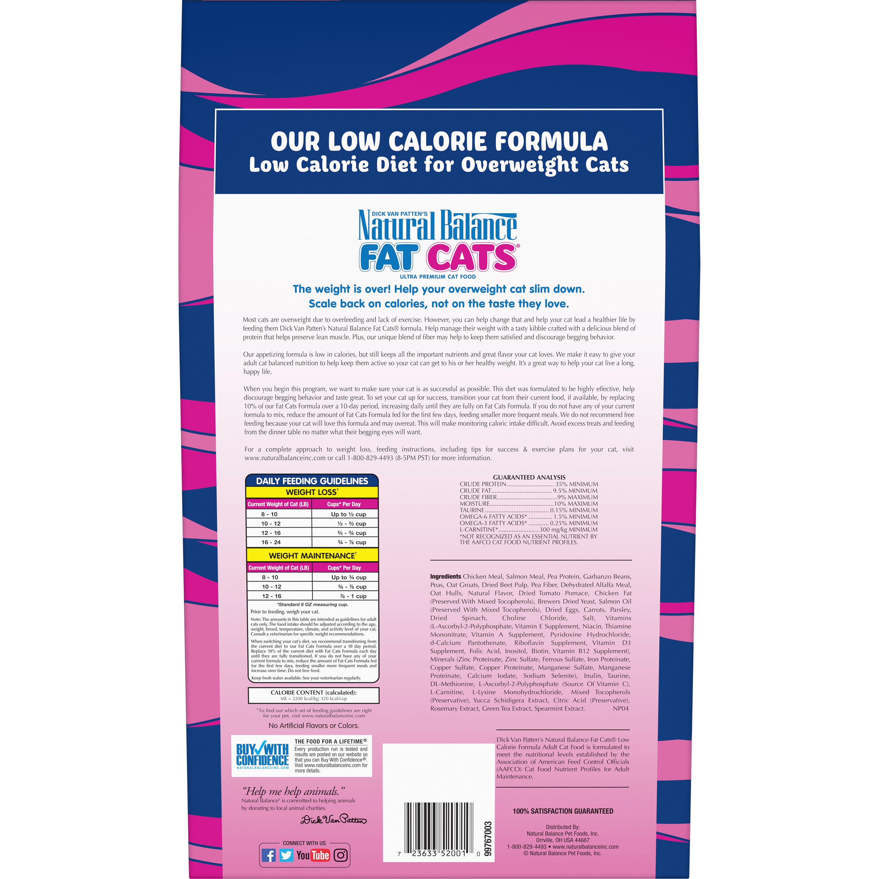 Natural balance outlet fat cat food