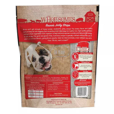 Wholesomes Bruno’s Jerky Strips 25-oz Bag, Dog Treat