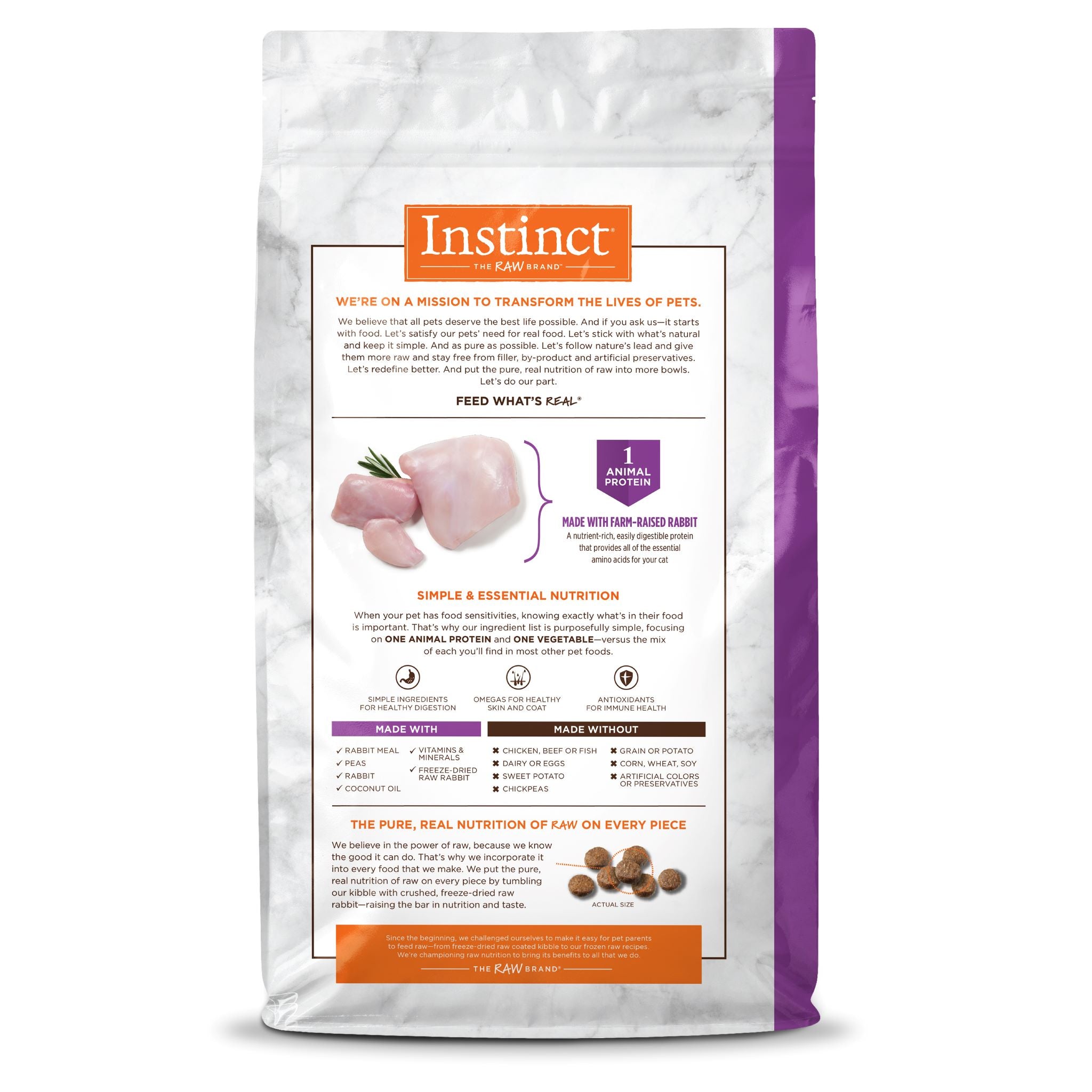 Instinct raw limited outlet ingredient dog food