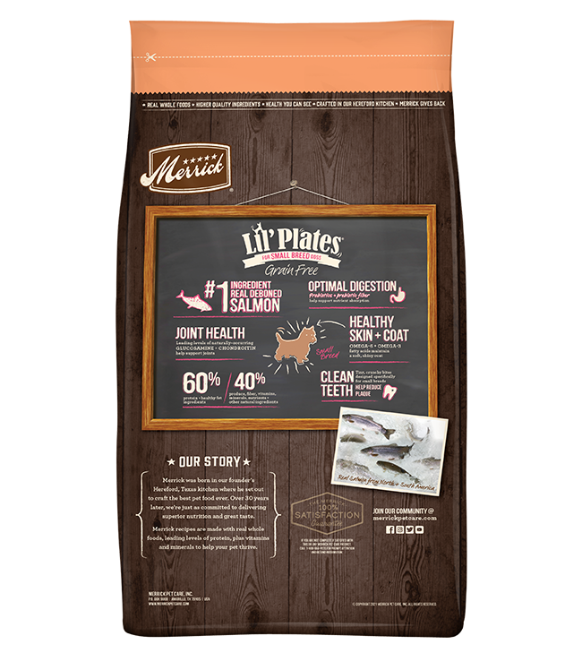 Merrick Lil Plates Salmon & Sweet Potato Dry Dog Food