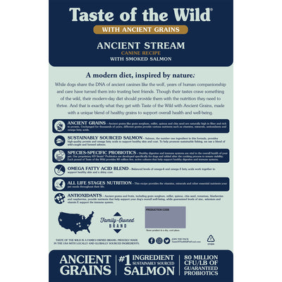 Taste Of The Wild, Ancient Stream, Dry Dog Food