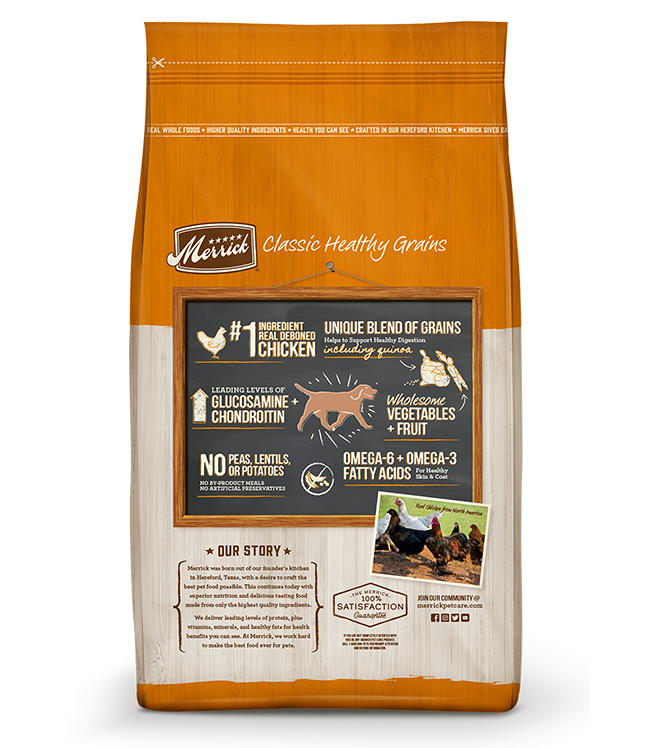 Merrick 25lb top dog food
