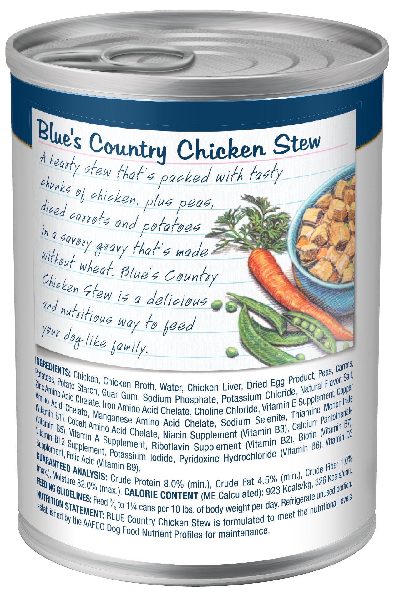 Blue Buffalo Blue's Stew Natural Adult Wet Dog Food, Chicken Stew 12.5-oz, Case of 12