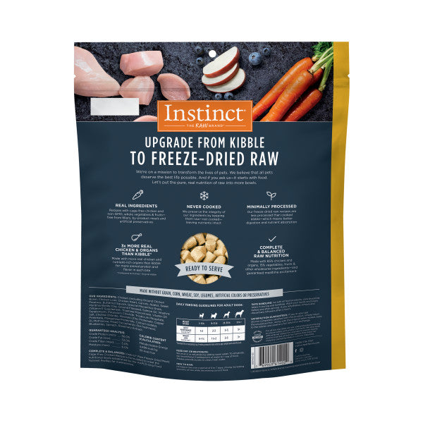 Instinct raw outlet kibble