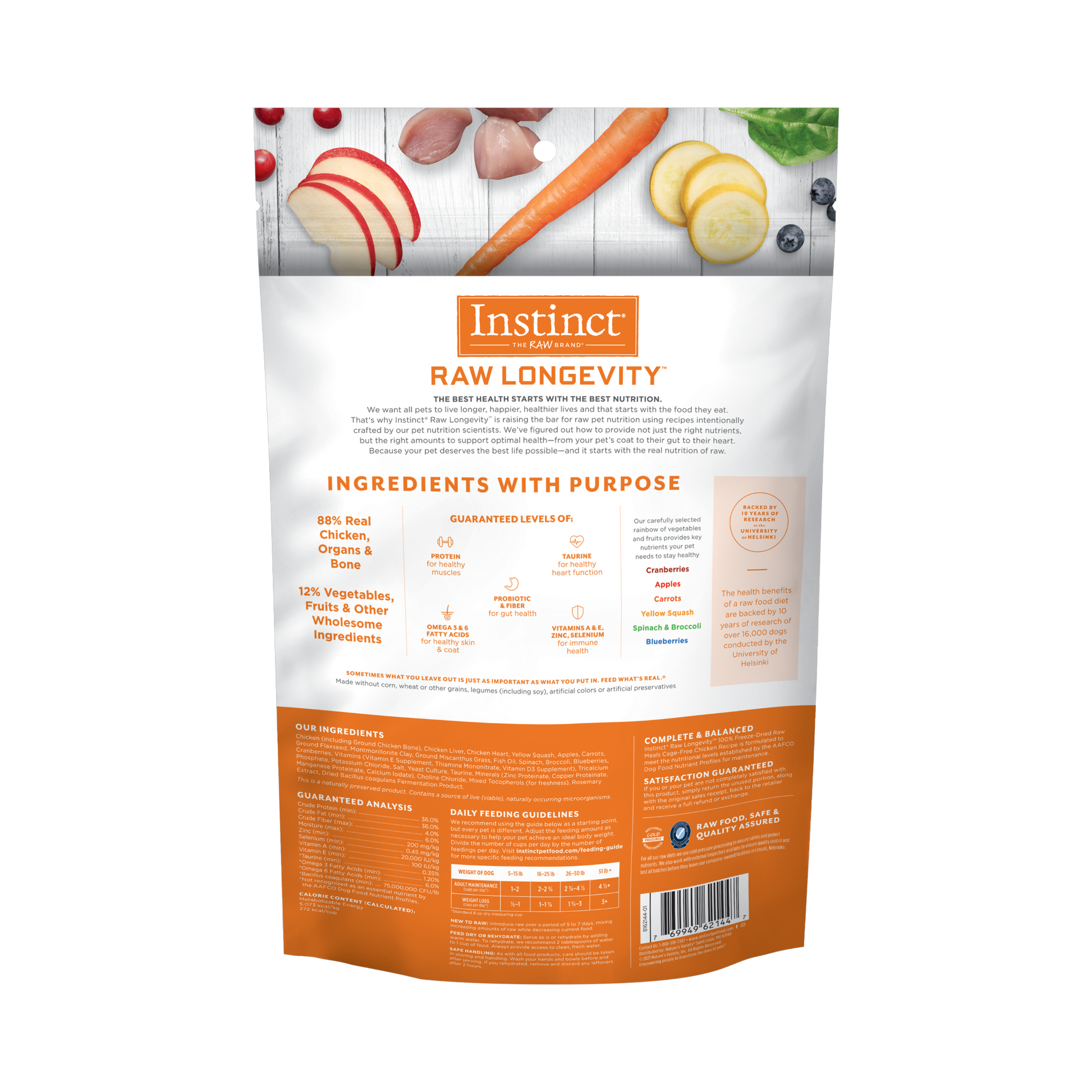 Instinct clearance raw bites