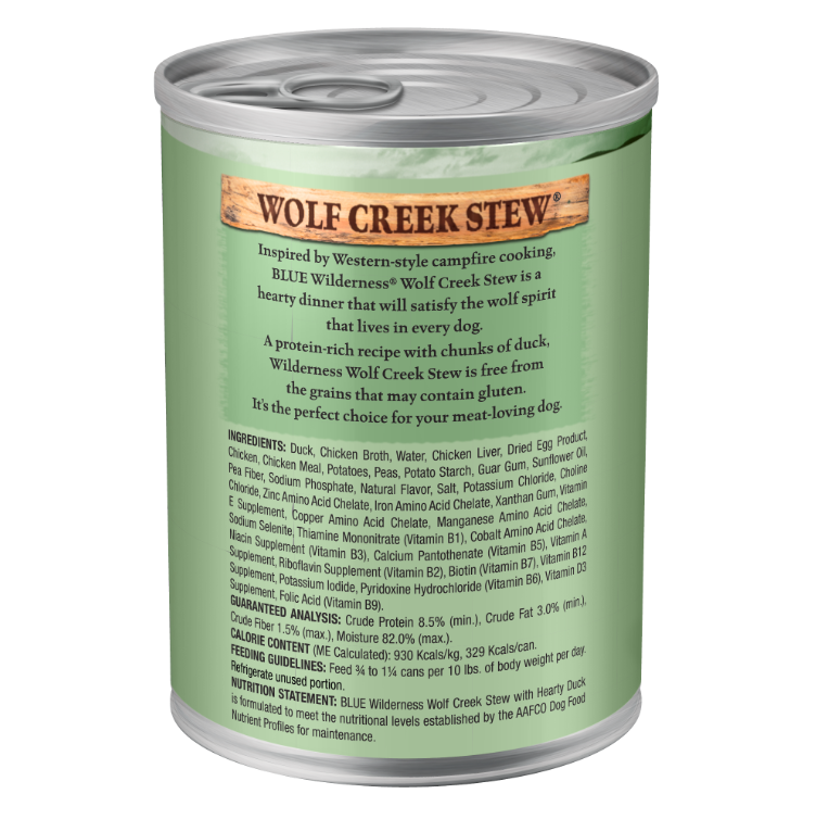 Blue wilderness hotsell wolf creek stew