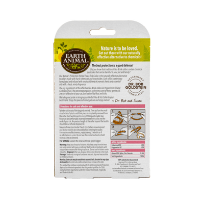 Earth Animal Nature’s Protection™ Flea & Tick Herbal Collar for Cats