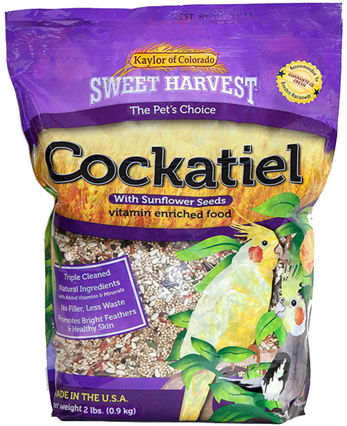 Kaylor Of Colorado Sweet Harvest Cockatiel Food With Sunflower Seeds