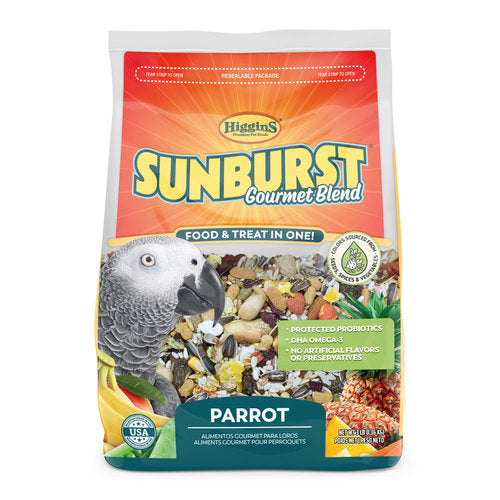 Higgins Sunburst Parrot Food, 3-lb Bag
