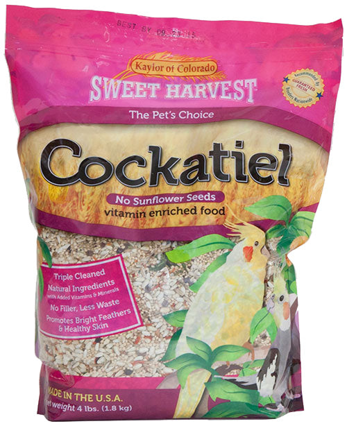 Kaylor Of Colorado Sweet Harvest Cockatiel Food Without Sunflower Seeds