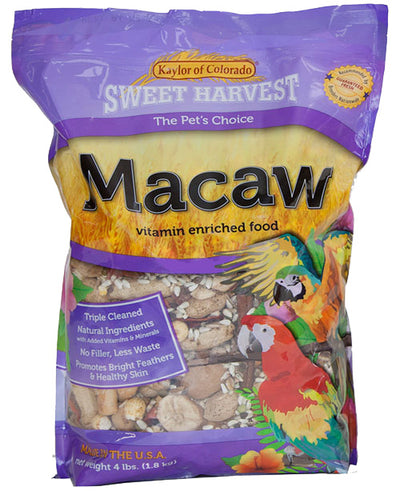 Kaylor Of Colorado Sweet Harvest Macaw Food, 4-lb Bag