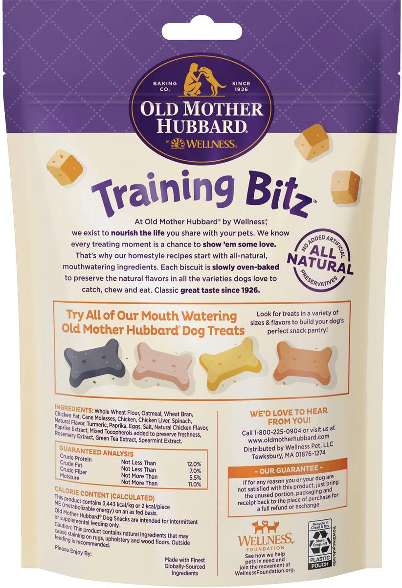 Old Mother Hubbard Oven Baked Training Bitz 8-oz, Dog Treat
