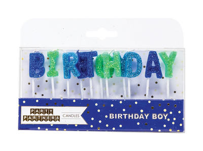 Party Partners Birthday Boy Candle Set For Pets