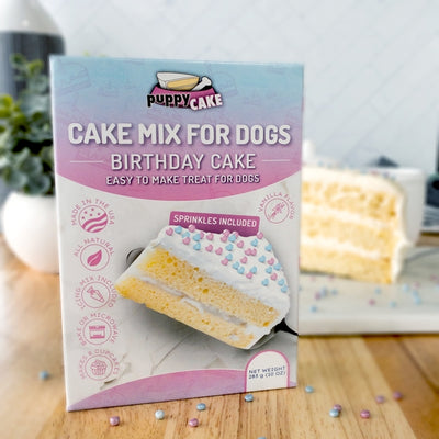 Puppy Cake Birthday Cake Mix 9-Oz, Dog Treat