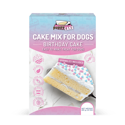 Puppy Cake Birthday Cake Mix 9-Oz, Dog Treat