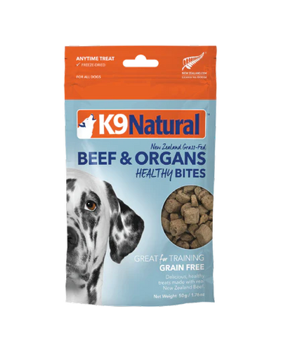 K9 Natural Beef & Organs Healthy Bites 1.76-oz, Dog Treats