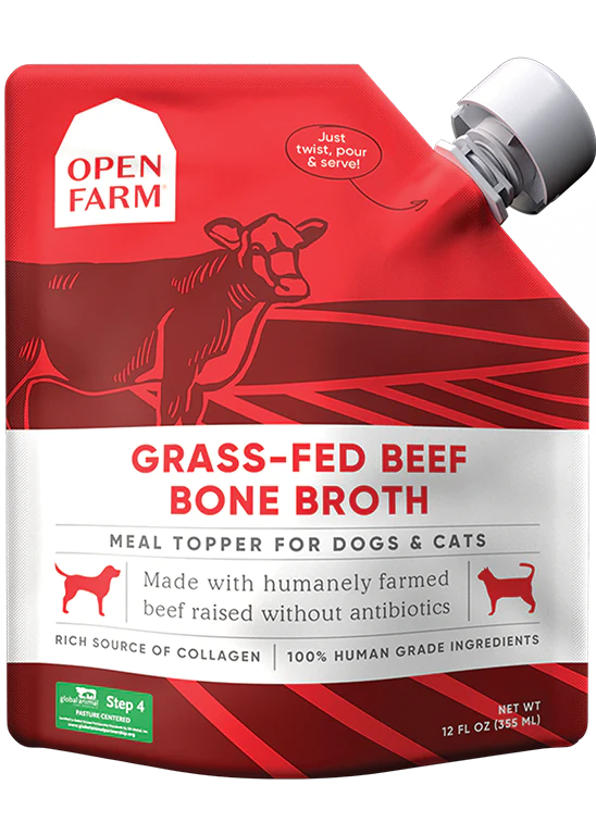 Open Farm Beef Bone Broth Topper For Dogs And Cats