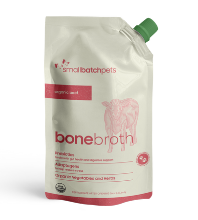 Smallbatch Organic Beef Bone Broth 16-oz, Meal Topper