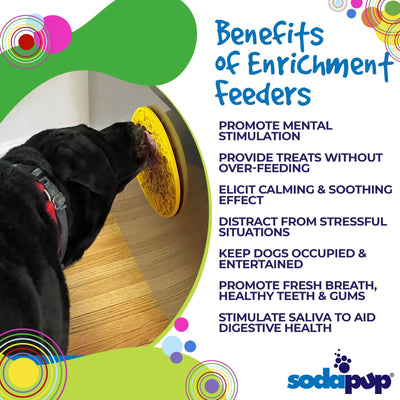 SodaPup Duckies Emat Enrichment Lick Mat With Suction Cups For Dogs