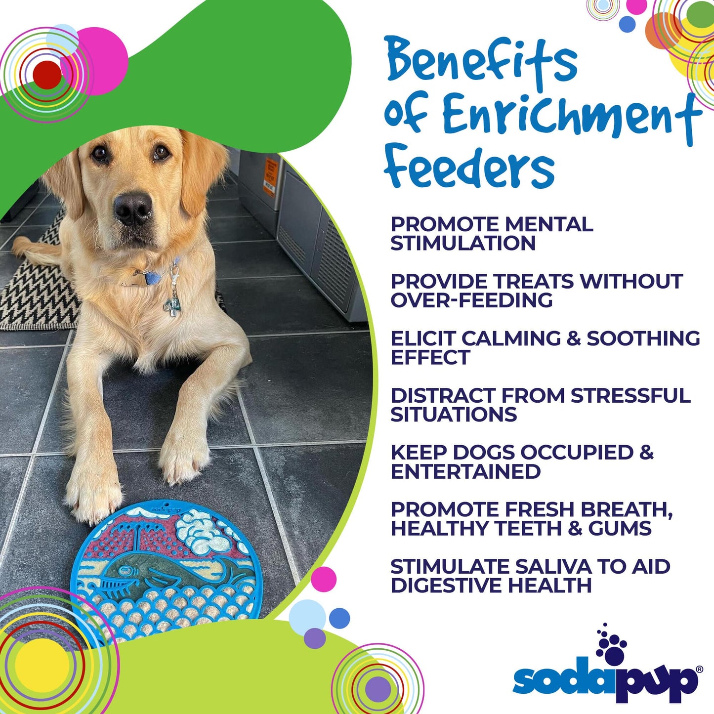 SodaPup Whale Emat Enrichment Lick Mat With Suction Cups For Dogs