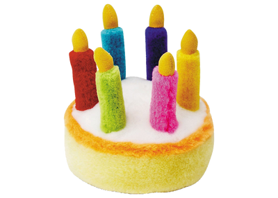 Multipet Birthday Cake, Dog Toy