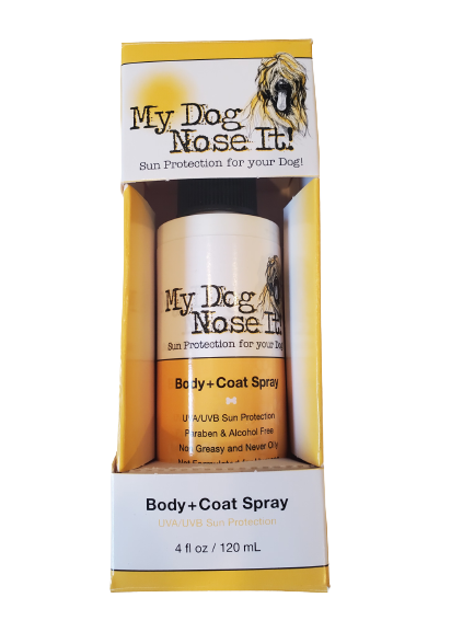 My Dog Nose It! 4-oz Body+Coat Spray On Sun Protection For Dogs
