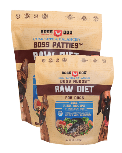 Boss Dog Adult Fish, Frozen Raw Dog Food