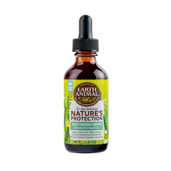 Earth Animal Nature’s Protection™ Flea & Tick Daily Herbal Drops 2-oz