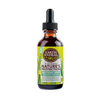 Earth Animal Nature’s Protection™ Flea & Tick Daily Herbal Drops 2-oz