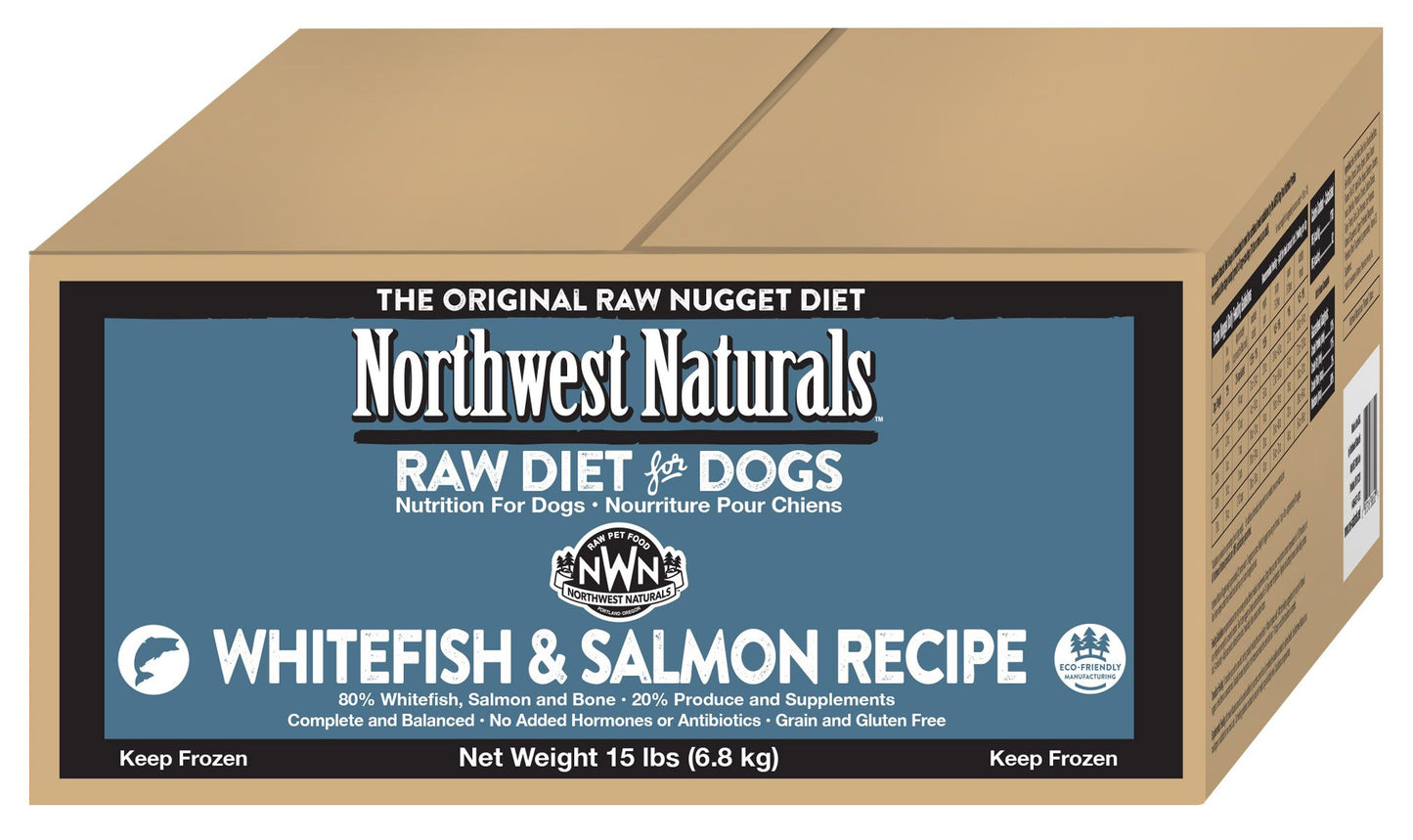 Northwest Naturals Whitefish and Salmon Recipe, Frozen Dog Food