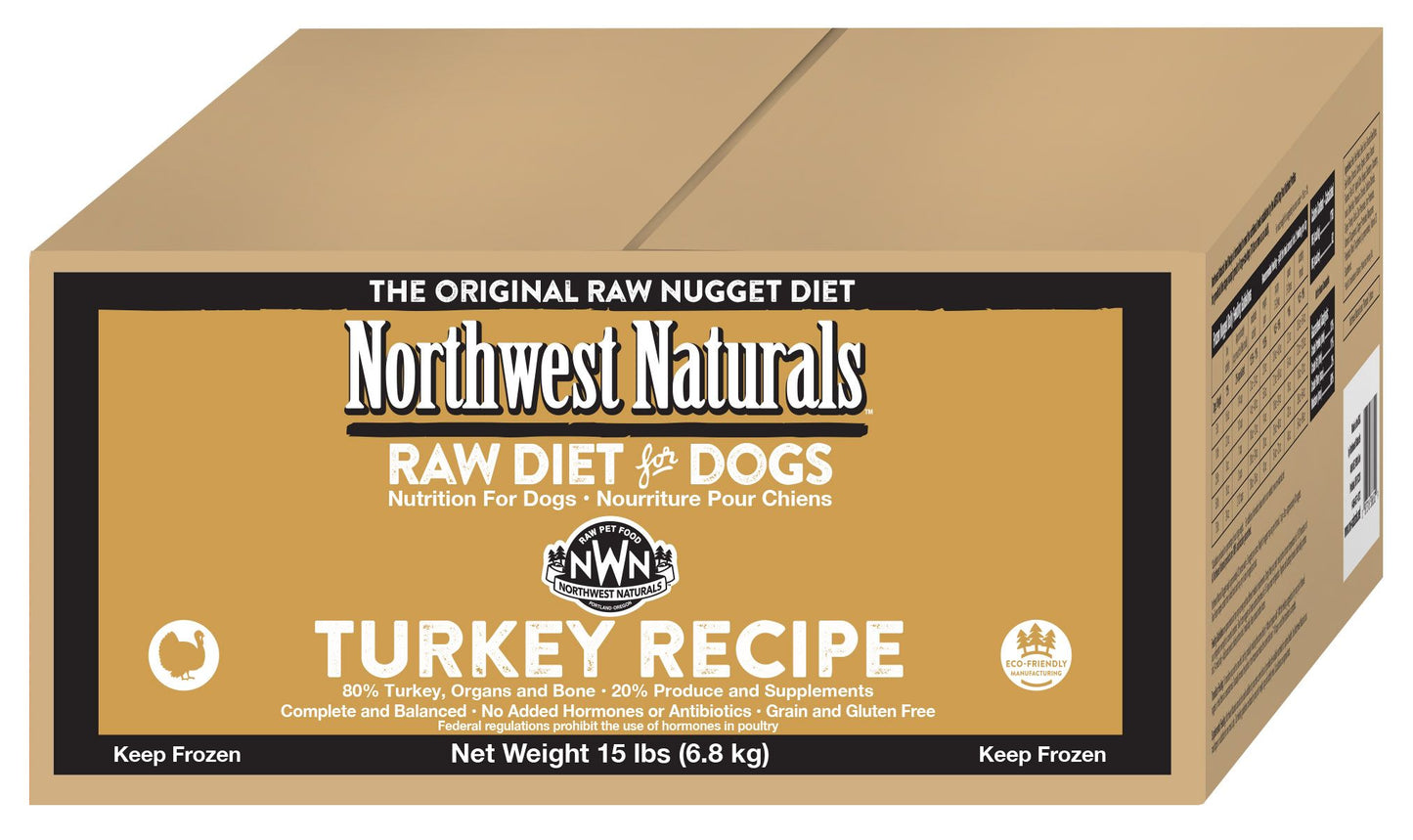 Northwest Naturals Turkey Recipe, Frozen Dog Food