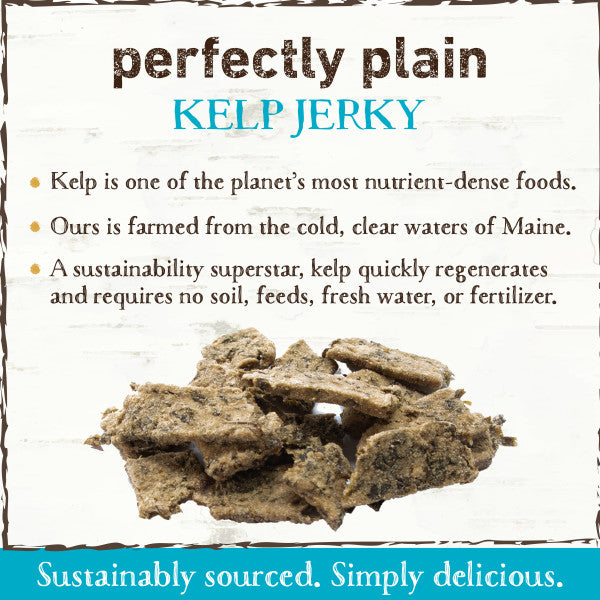 Earth Animal Perfectly Plain Kelp Natural Jerky Dog Treats, 3.5-oz Bag