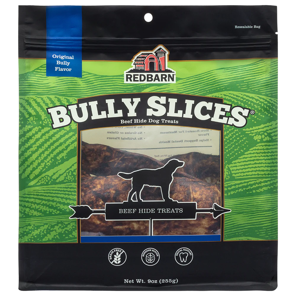 Redbarn Bully Slices Original Bully Flavor Dog Chews, 9-oz Bag