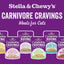 Stella & Chewy's Wet Food for Cats - Carnivore Cravings Chicken & Chicken Liver Recipe, 2.8-oz Pouch