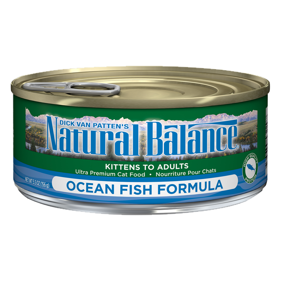 Natural Balance® Ultra Premium Oceanfish Canned Cat Formula, Wet Cat Food, 5.5-oz Case of 24