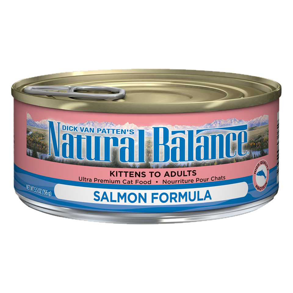 Natural Balance® Ultra Premium Salmon Canned Cat Formula, Wet Cat Food, 5.5-oz Case of 24