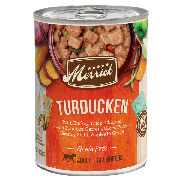 Merrick Turducken, Wet Dog Food, 12.7-oz, case of 12
