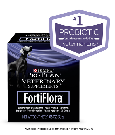 Purina Pro Plan Veterinary Supplements FortiFlora Canine Nutritional Supplement, 30-Count