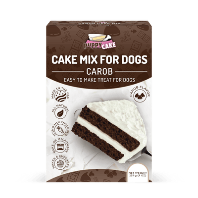 Puppy Cake Carob Cake Mix 9-Oz, Dog Treat