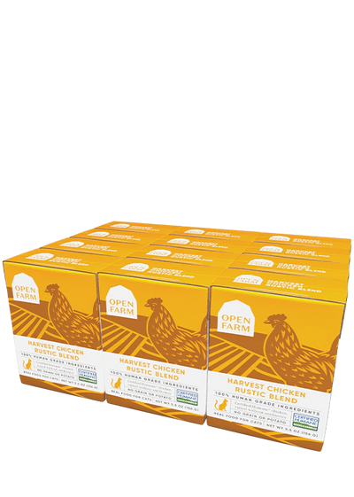 Open Farm Harvest Chicken Rustic Blend, Wet Cat Food, 5.5oz Case of 12
