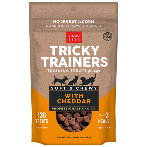 Cloud Star Tricky Trainers Chewy Cheddar, Dog Treat