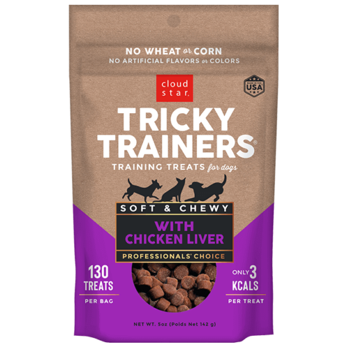 Cloud Star Tricky Trainers Chewy Chicken Liver, Dog Treat