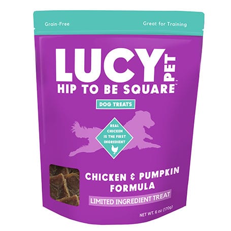 Lucy Pet Hip To Be Square, Dog Treat, 6-oz