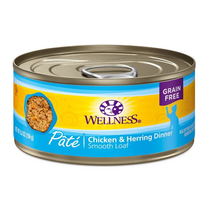 Wellness Paté Chicken and Herring Entrée Wet Cat Food