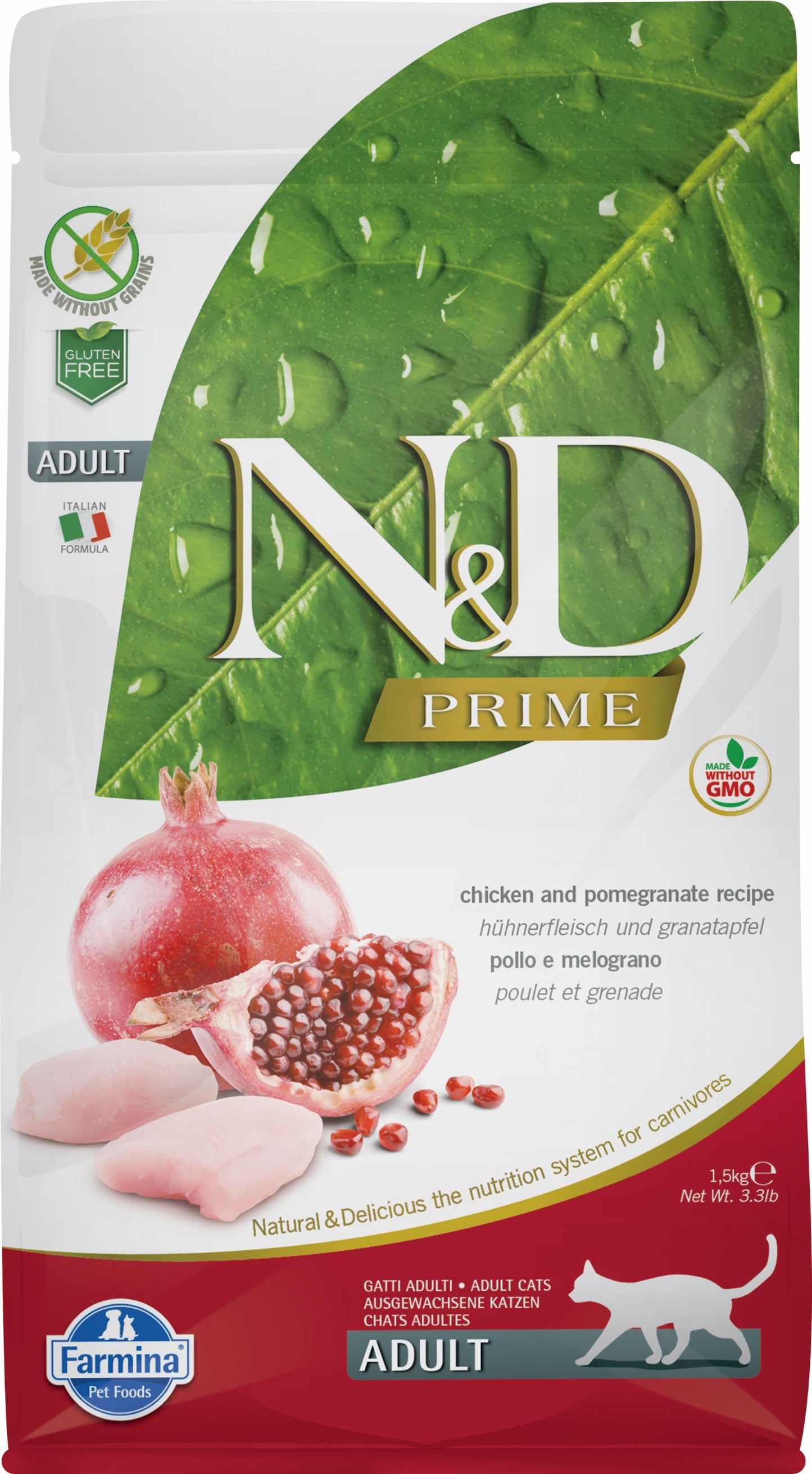 Farmina N&D Prime Chicken and Pomegranate Dry Cat Food