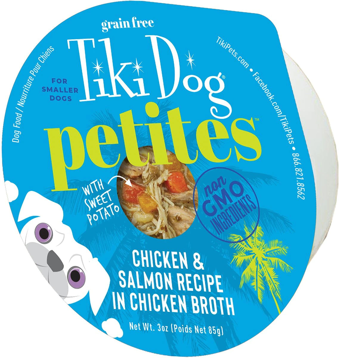 Tiki Dog Aloha Petites™ Grain-Free Chicken & Salmon 3-oz, Wet Dog Food