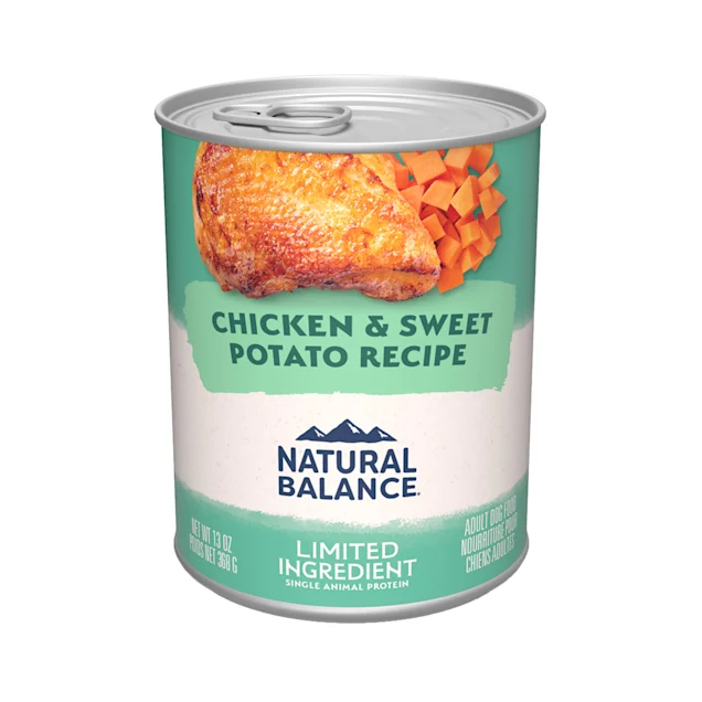 Natural Balance Limited Ingredient Diets® Chicken & Sweet Potato, Wet Dog Food, 13-oz Case of 12