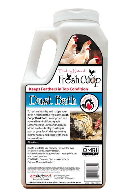Fresh Coop Chicken Dust Bath, 6-lb