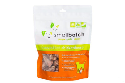 Smallbatch Freeze-Dried Chicken Hearts, 3.5-oz Bag